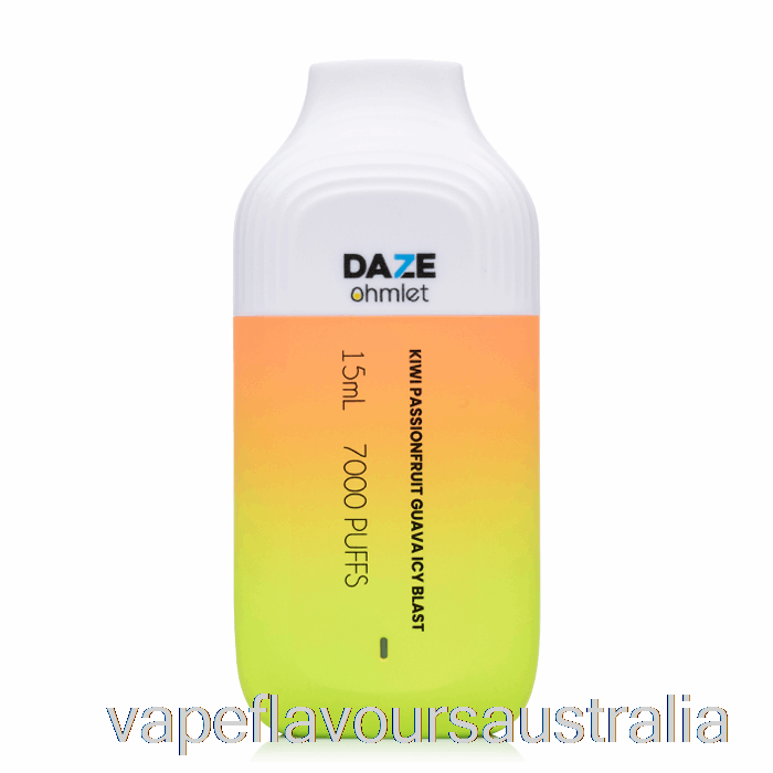 Vape Australia 7 Daze OHMLET 7000 Disposable Kiwi Passionfruit Guava Icy Blast